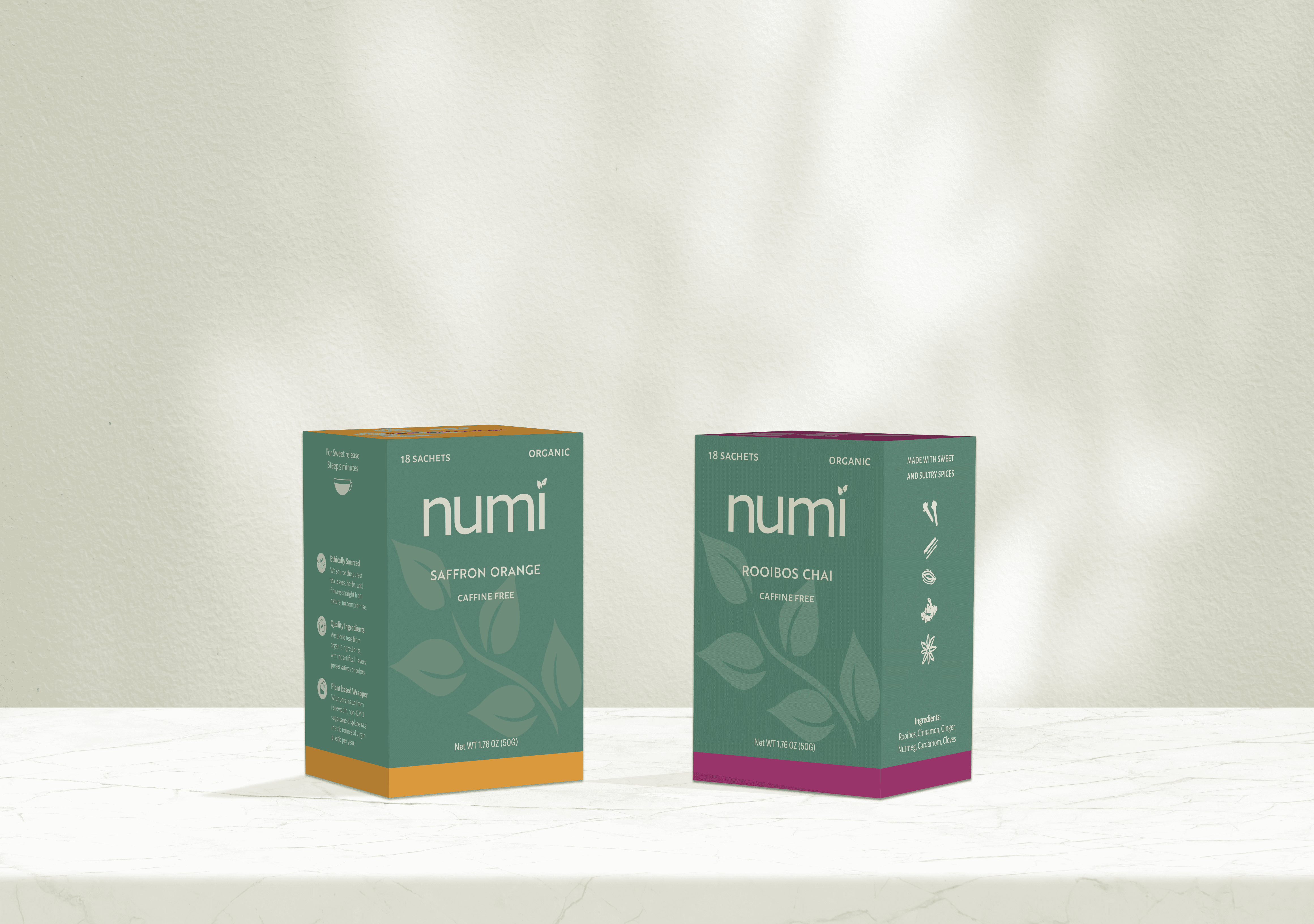 Numi Packaging Design